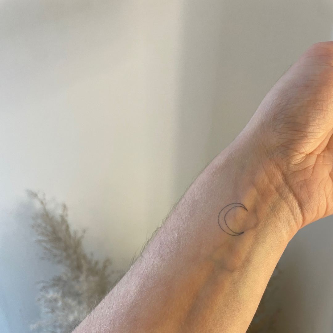 Lune de tatouage temporaire