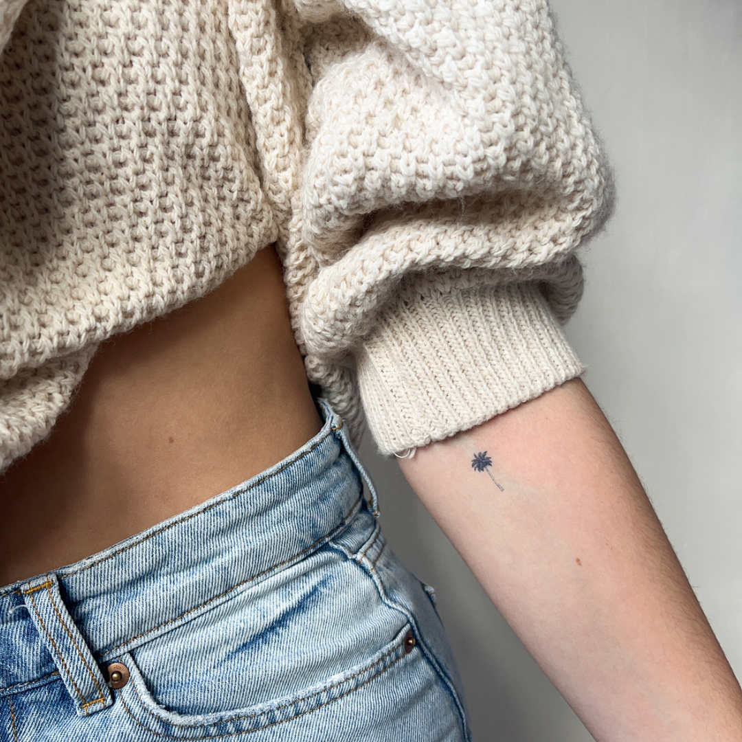 Tatouage temporaire palmier