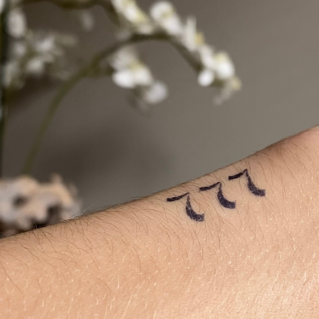 Tatouage temporaire 777