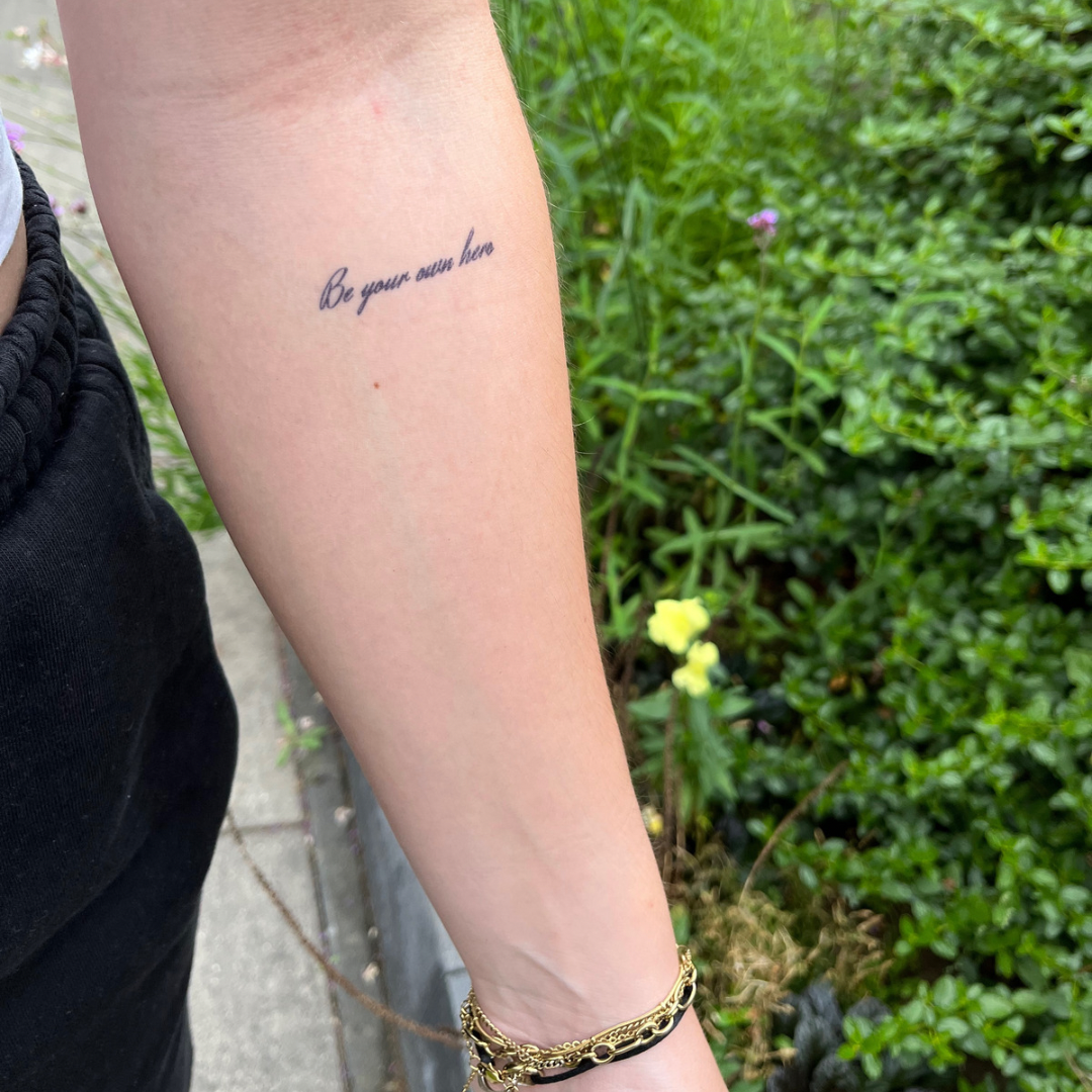 Tatouage temporaire soyez votre propre héros