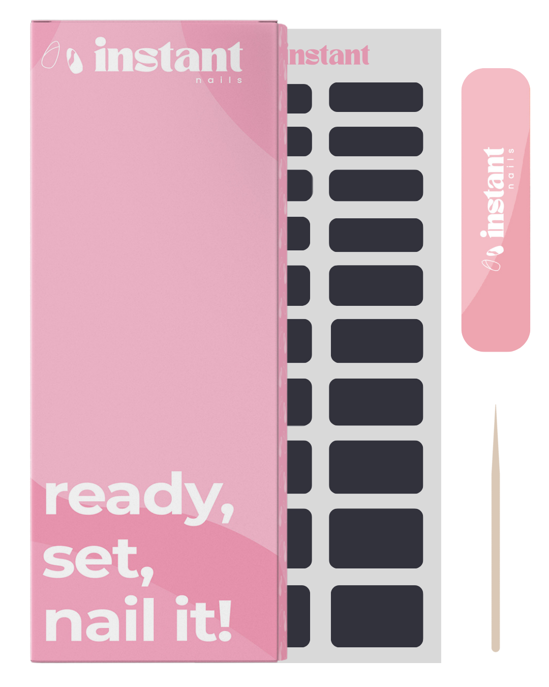 Nail wraps bleu nuit