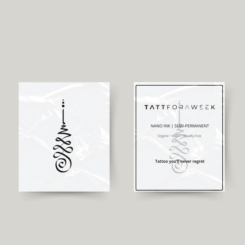 Tatouage temporaire symbole bouddhisme