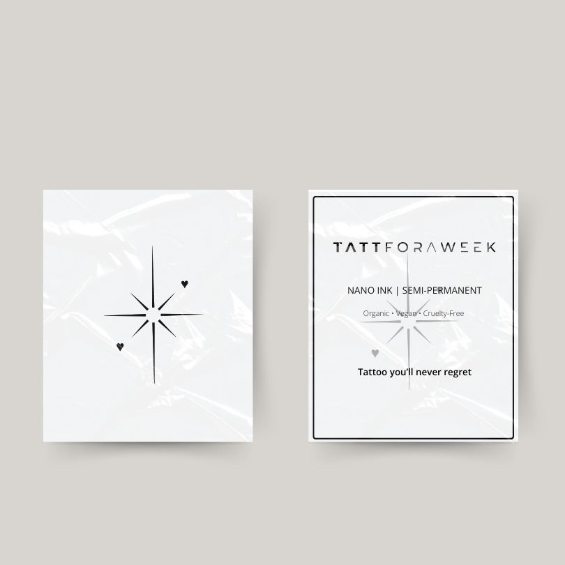 Tatouage temporaire étoile polaire