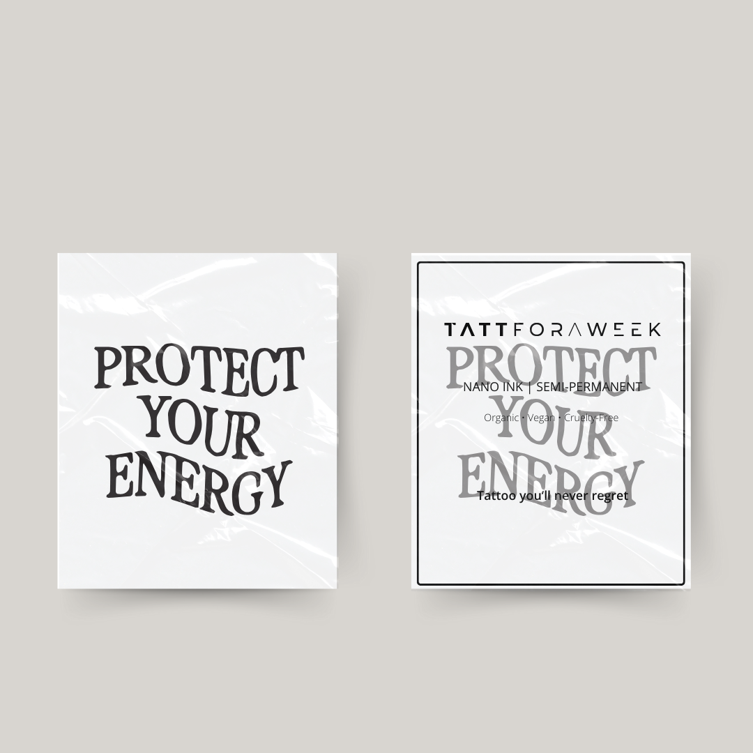 Tatouage temporaire protégeant votre énergie