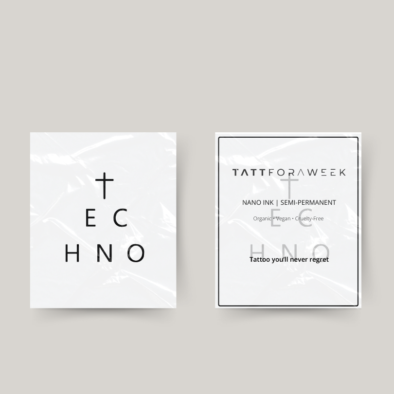 Tatouage temporaire techno