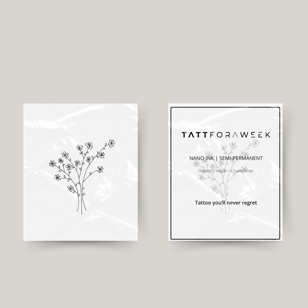 Tatouage temporaire bouquet de fleurs