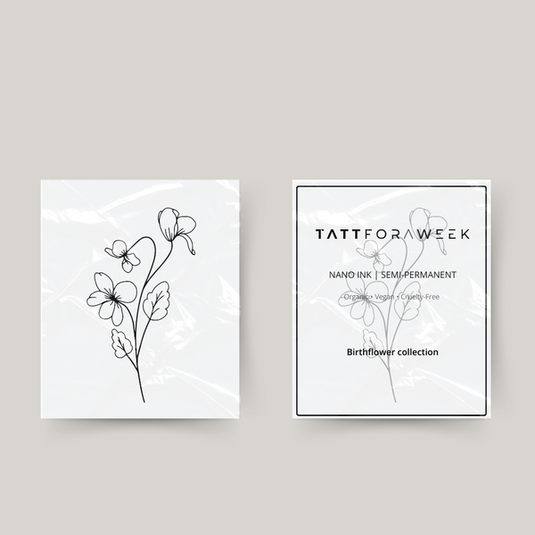 Signification du tatouage fleur de naissance de février