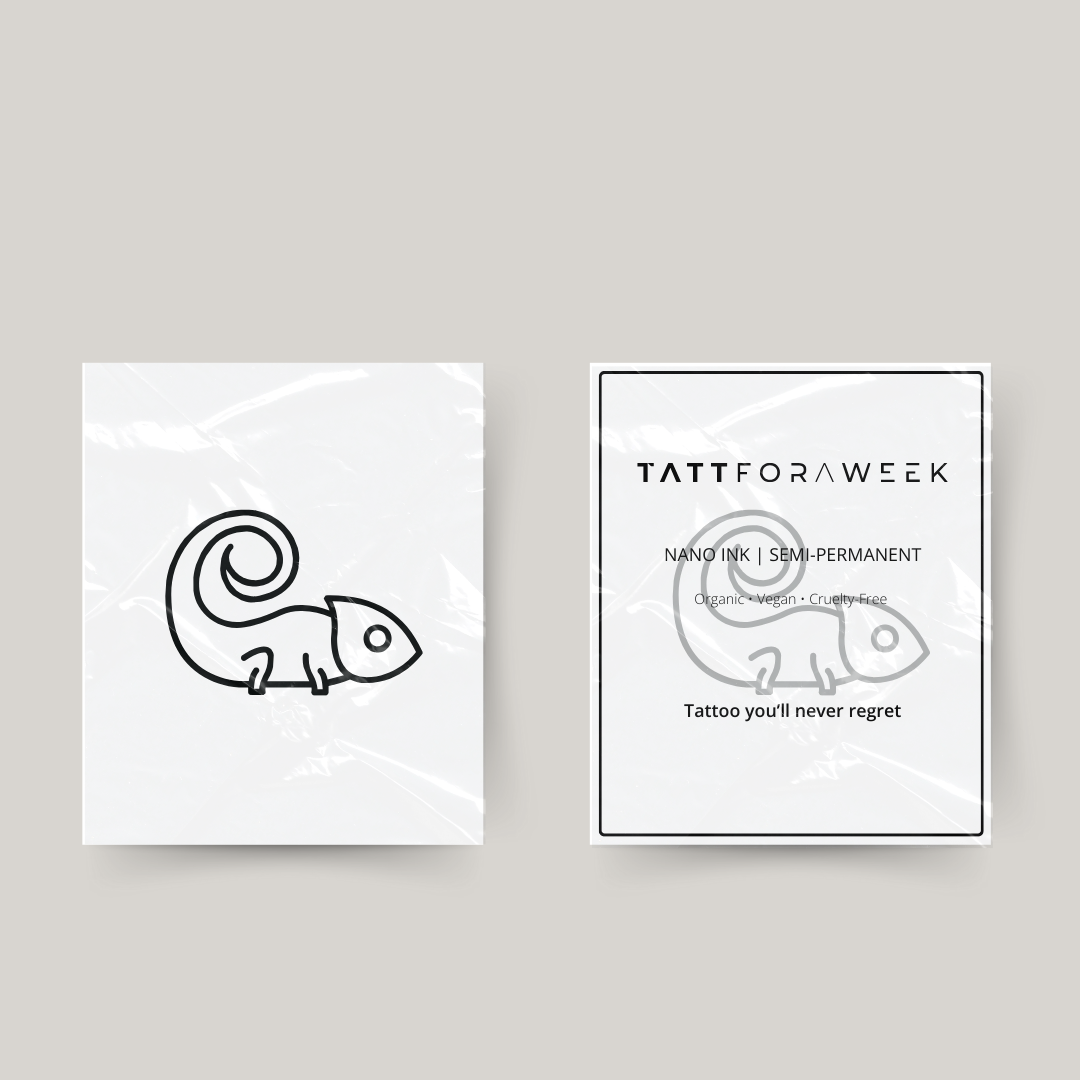 Tatouage temporaire gecko