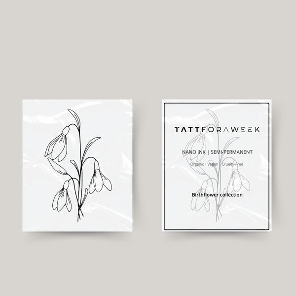 Signification du tatouage fleur de naissance janvier