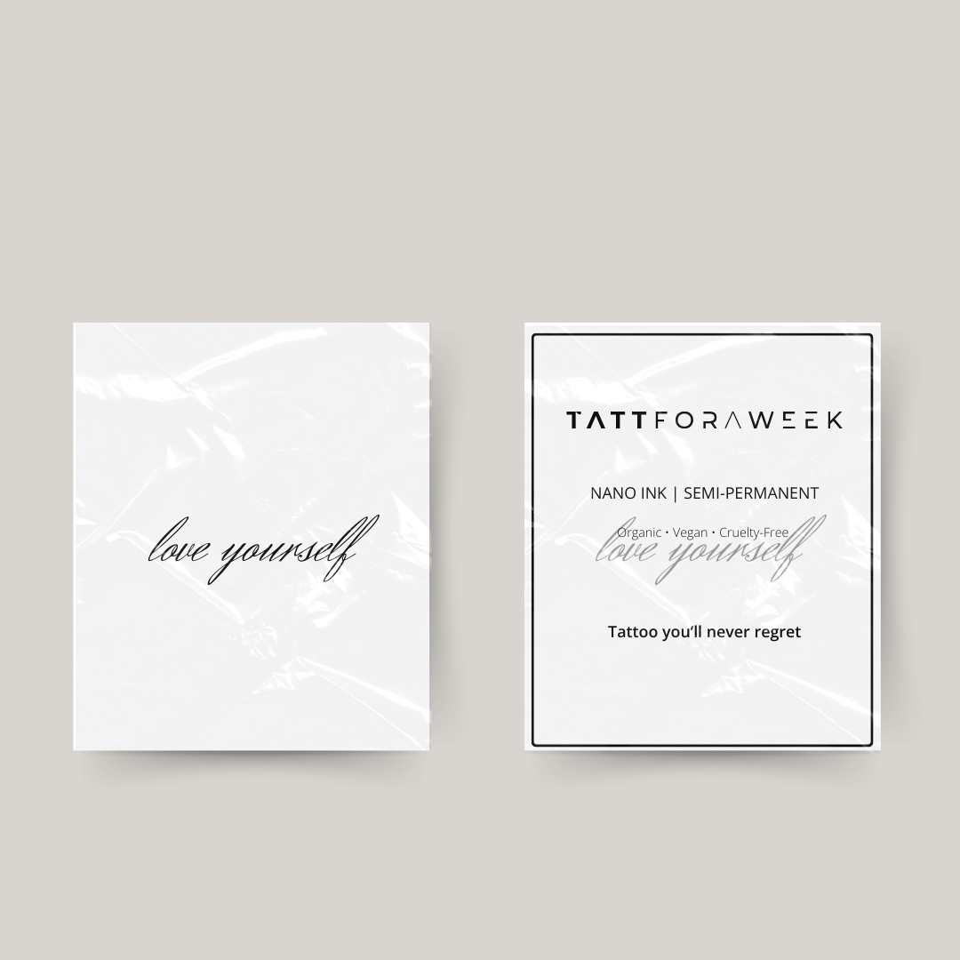 Tatouage temporaire aime-toi