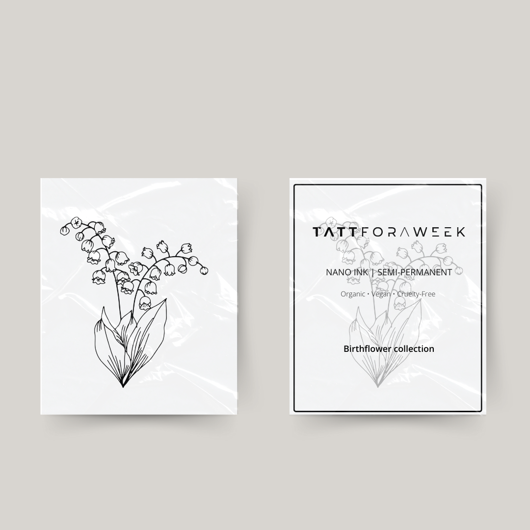 Tatouage temporaire fleur de naissance mai