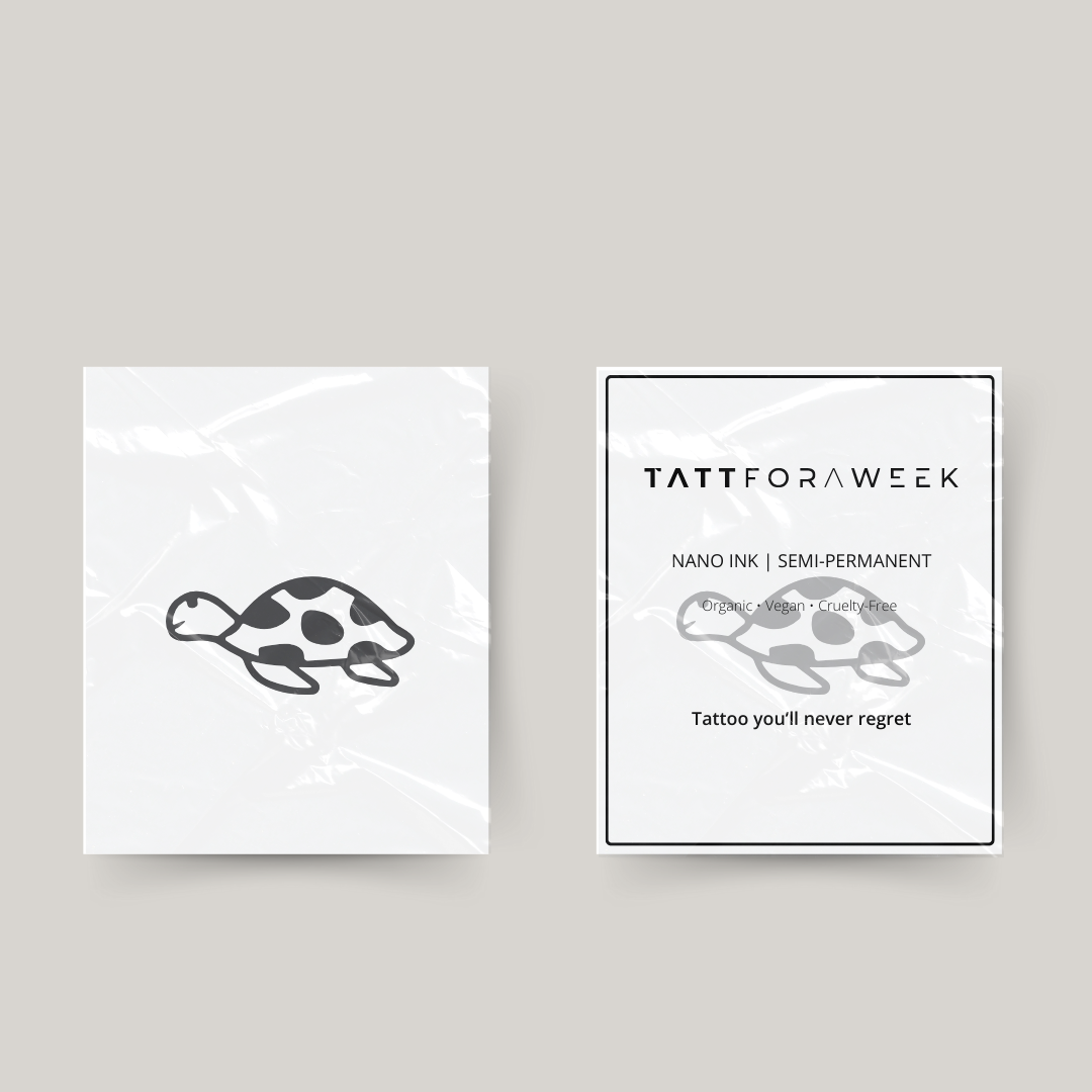 Tortue de tatouage temporaire