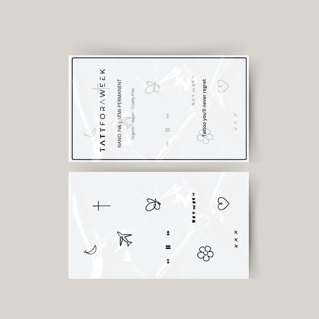 Lot de tatouages temporaires profitez de la vie