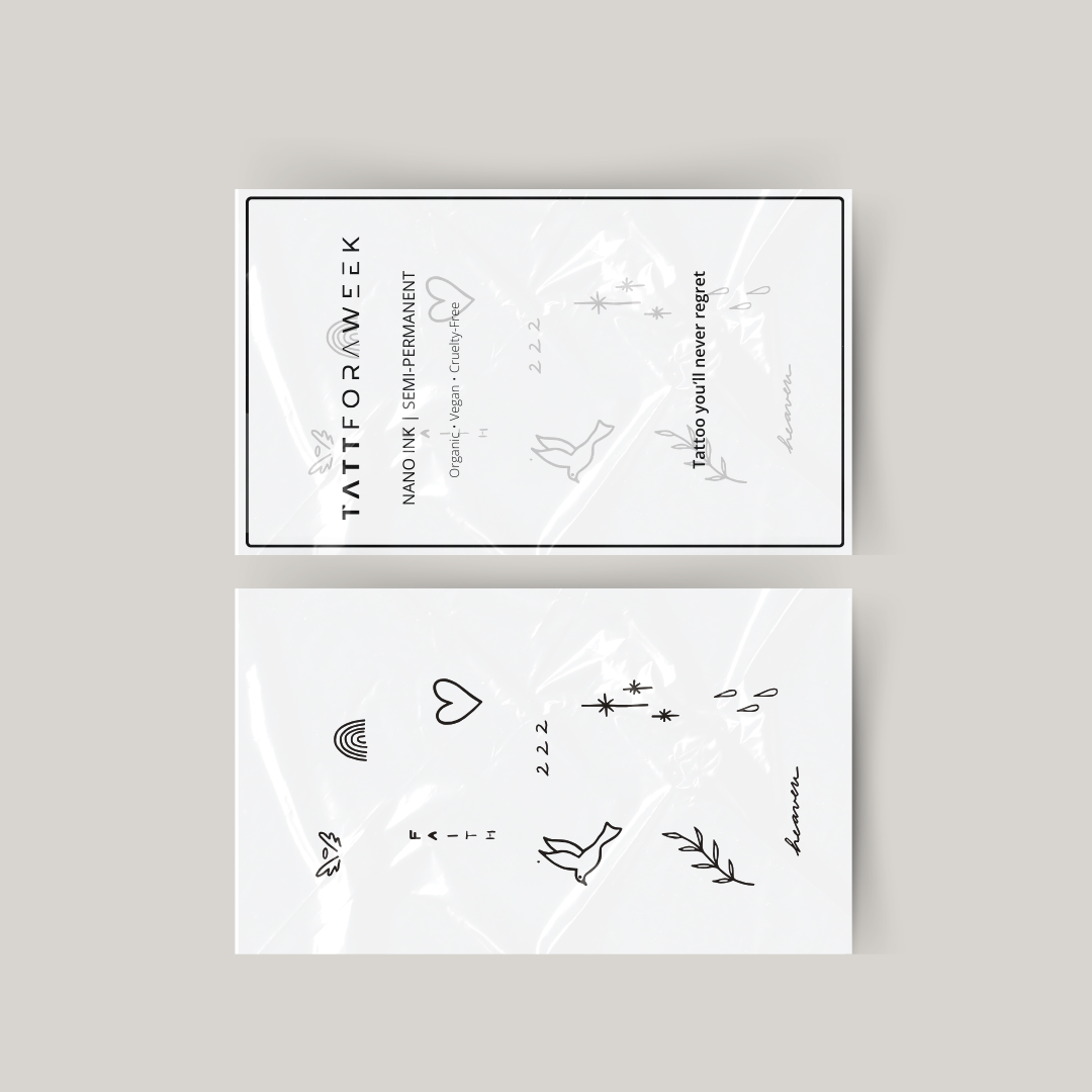 Pack de tatouages temporaires paradis