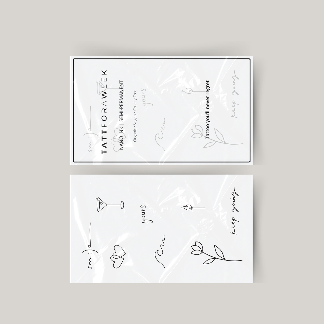 Le pack de tatouages temporaires continue