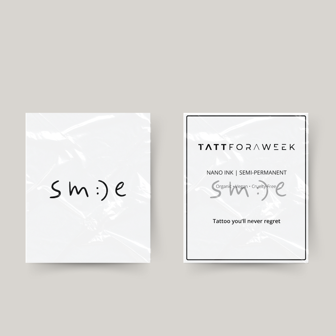 Tatouage temporaire sm :)e