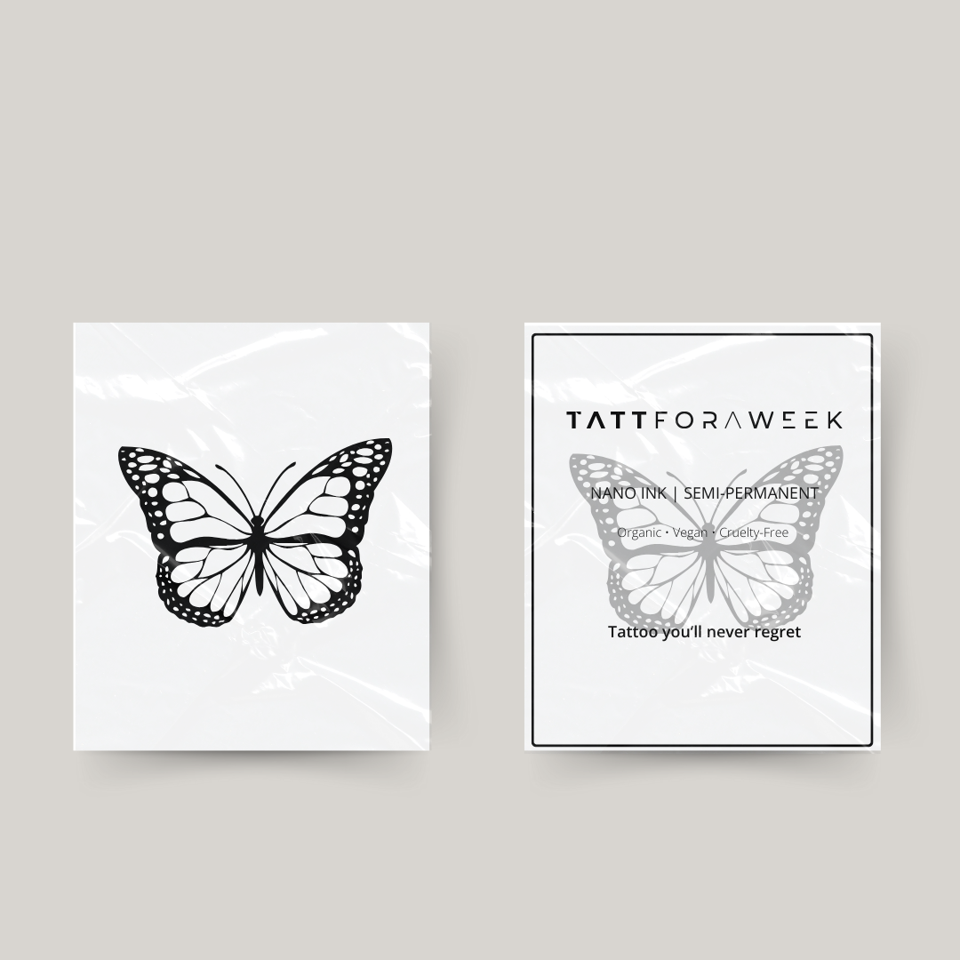 Papillon de tatouage temporaire