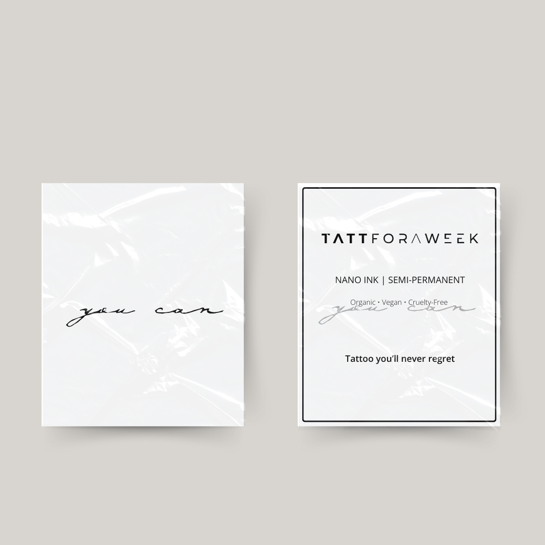 Tatouage temporaire, vous pouvez