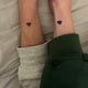 Tatouage temporaire coeur noir