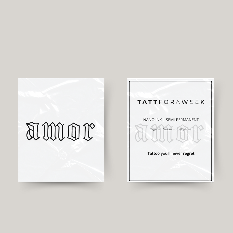 Tatouage temporaire amour ||