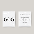 Tatouage temporaire numéros d'ange 666