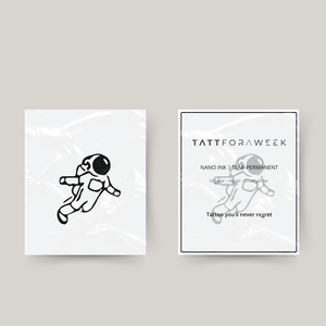 Tatouage temporaire astronaute
