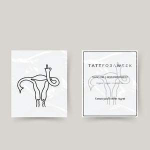 Tatouage temporaire utérus