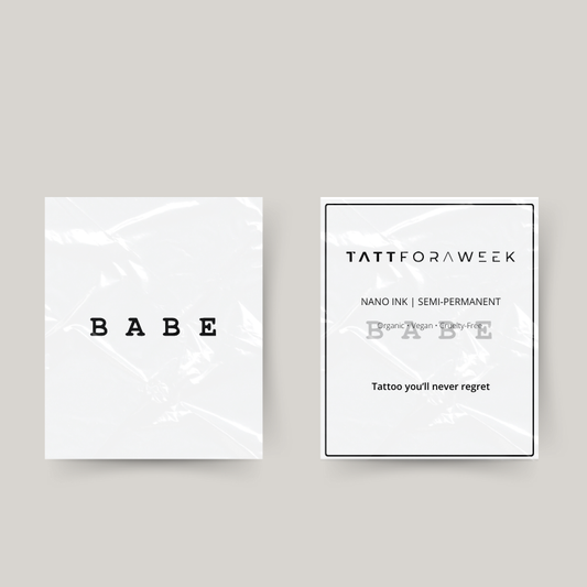 Tatouage temporaire babe