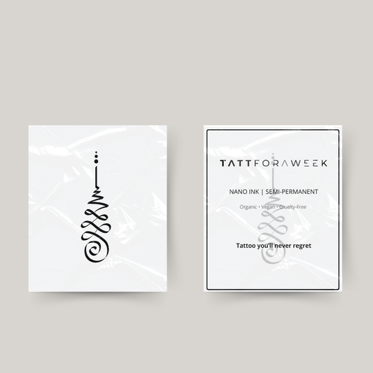 Tatouage temporaire symbole bouddhisme