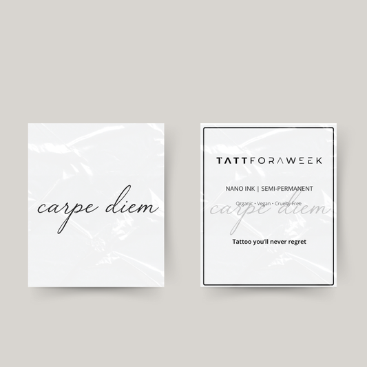 Tatouage temporaire carpe diem