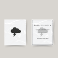 Tatouage temporaire nuage d'orage