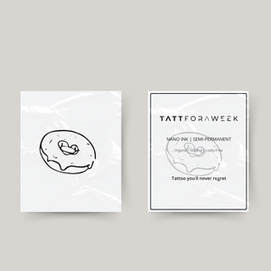 Tatouage temporaire donut