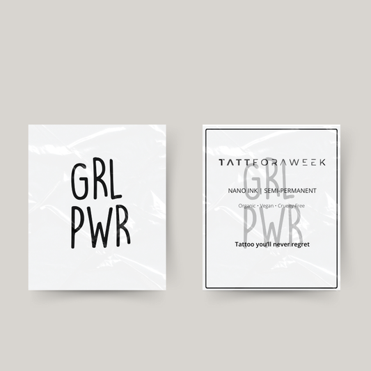Tatouage temporaire girlpower