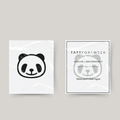 Tatouage temporaire visage de panda