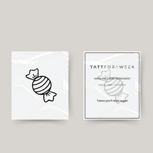 Tatouage temporaire bonbon