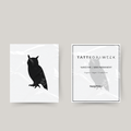 Tatouage temporaire hibou Harry Potter
