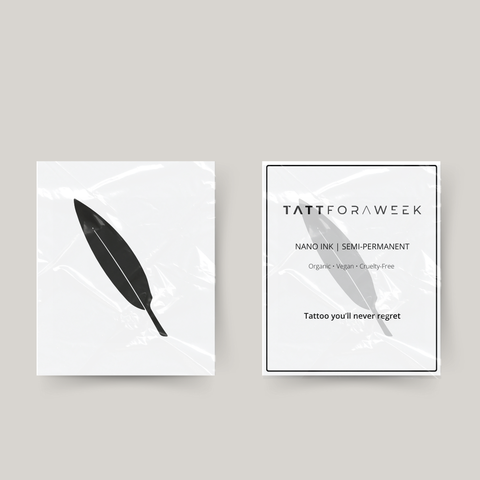 Tatouage temporaire plume