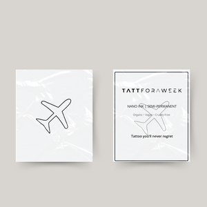 Tatouage temporaire avion