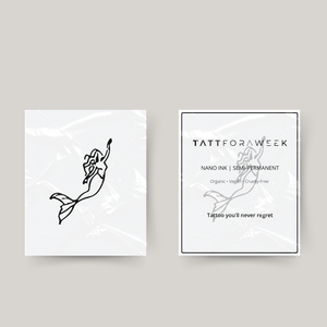 Tatouage temporaire sirène
