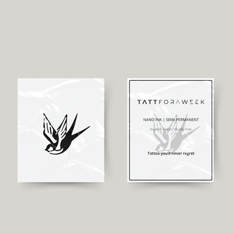 Tatouage temporaire hirondelle