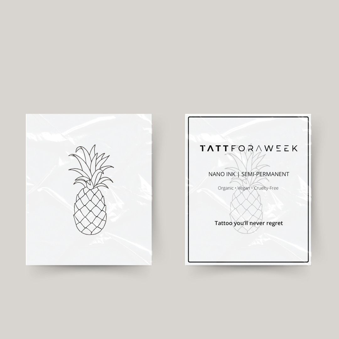 Tatouage temporaire ananas