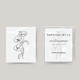 Tatouage temporaire fleur de naissance août
