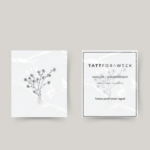 Tatouage temporaire bouquet de fleurs