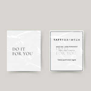 Tatouage temporaire, faites-le pour vous