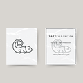 Tatouage temporaire gecko