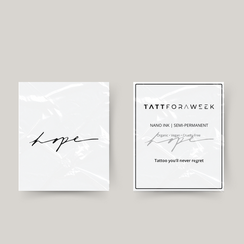 Espoir de tatouage temporaire