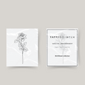 Tatouage temporaire fleur de naissance juin