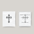 Tatouage temporaire croix foi