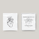 Tatouage temporaire coeur bio
