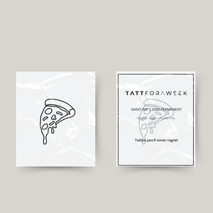 Pizza de tatouage temporaire